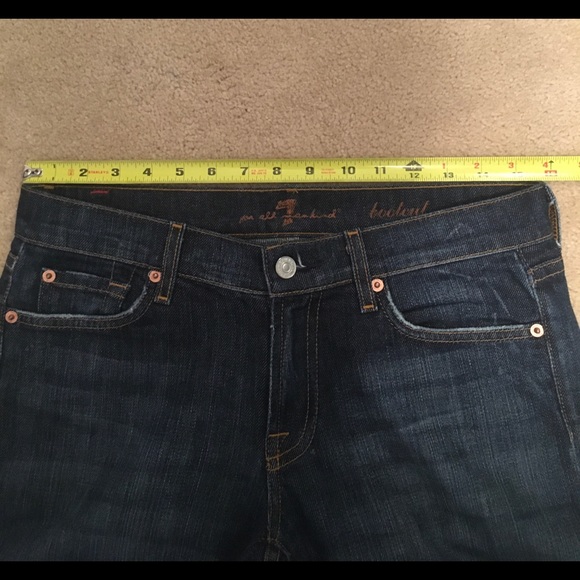 7 For All Mankind Bootcut Jeans 28 - Picture 8 of 10